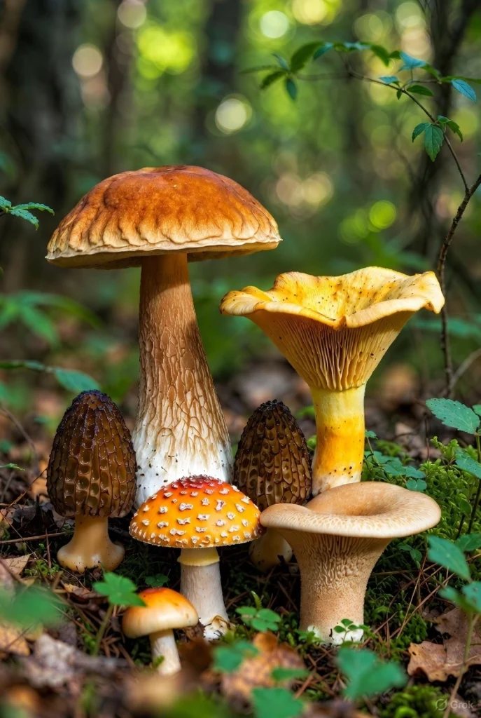 διαφορές δηλητηριωδών μανιταριών