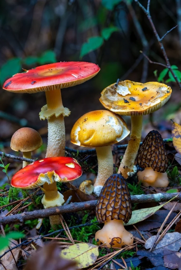 μανιτάρια ασφαλή για κατανάλωση