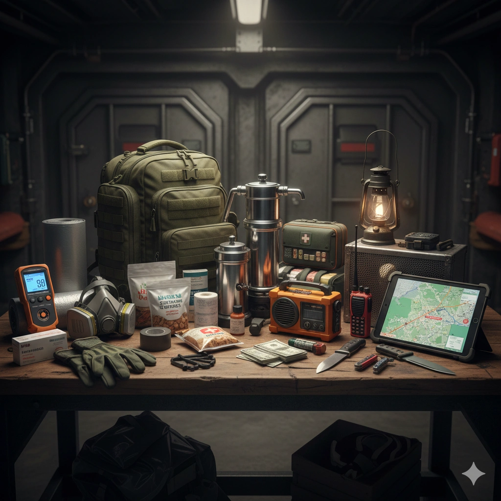 Τεκμηριωμένη λίστα για τη δημιουργία του δικού σας Πυρηνικού Κιτ Επιβίωσης