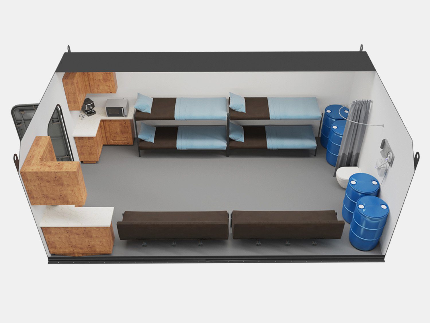 UNDERGROUND SHELTER LAYOUT