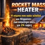 Rocket Mass Heater (RMH), μια εντυπωσιακή τεχνολογία καύσης υψηλής απόδοσης