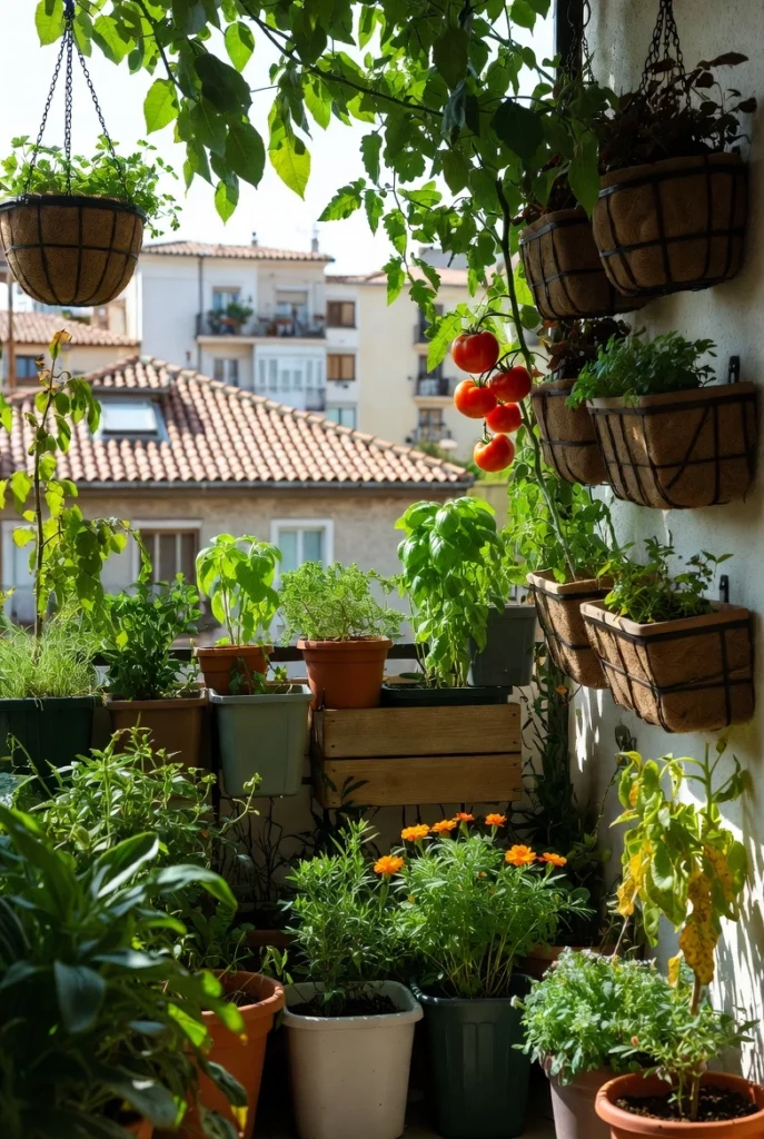 Βιολογικός Λαχανόκηπος στο Μπαλκόνι