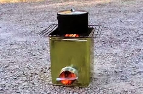 Rocket stove-Οικονομική φορητή λύση για μαγείρεμα